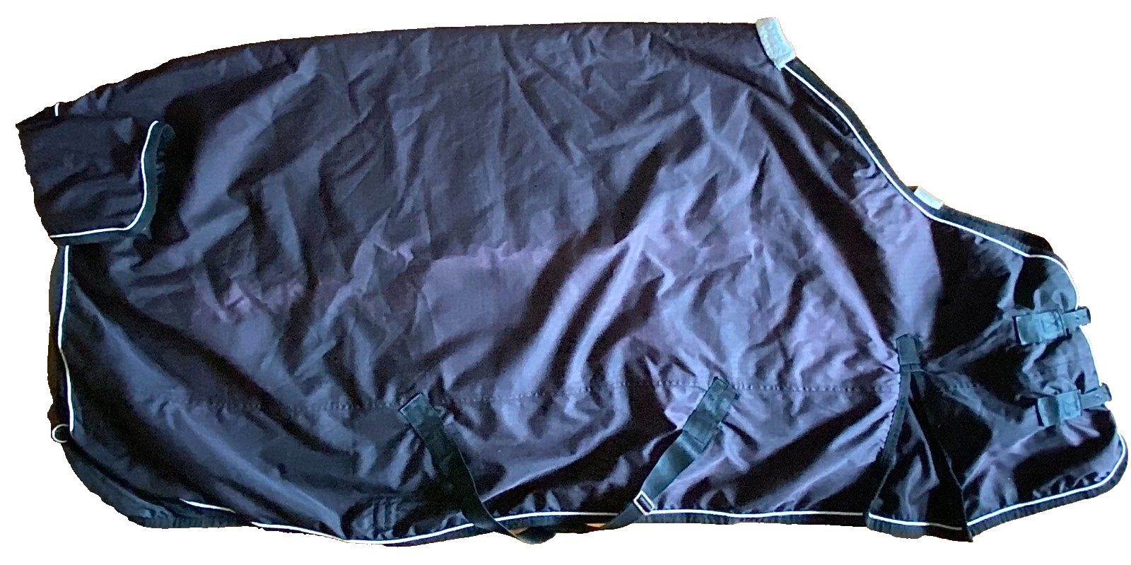 (Used) 78" Smartpak Classic turnout blanket, medium weight, navy