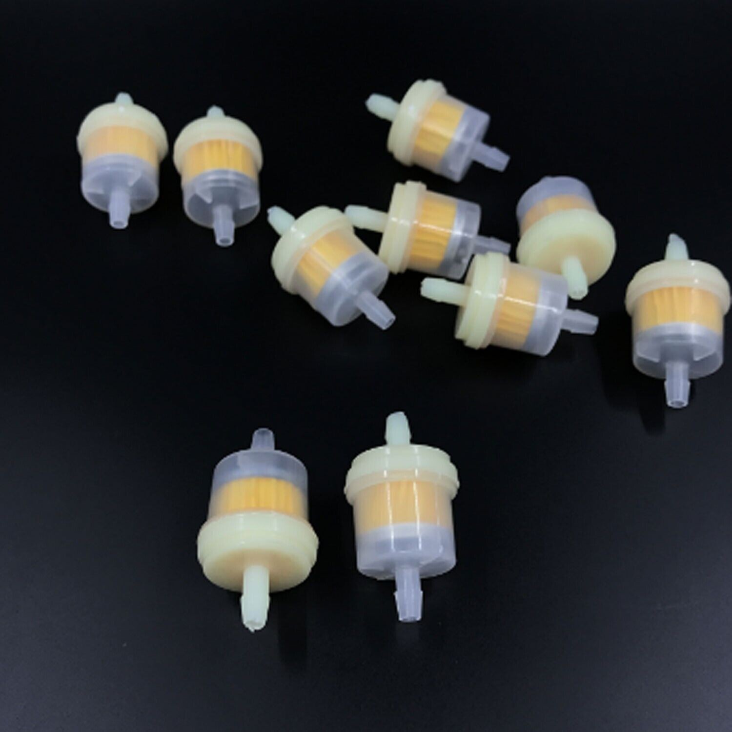20pcs Motor Inline GAS Oil FUEL Filter Small Engine For 1/4'' Line 6-7mm Lagripa