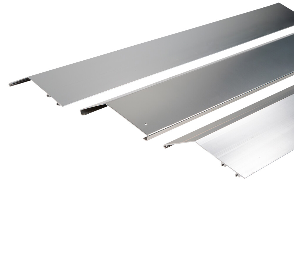 2Pk 103" Telescopic Wind Deflector for Dump Truck Tarp System, Mounting Hardware