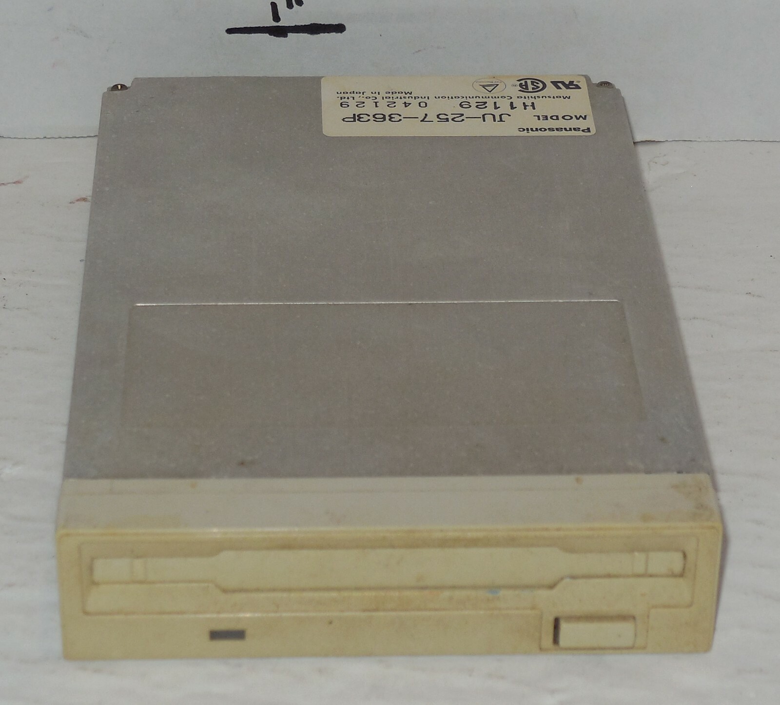Vintage Panasonic JU-257-363P 1.44MB 3.5" Internal Desktop Floppy Drive Retro
