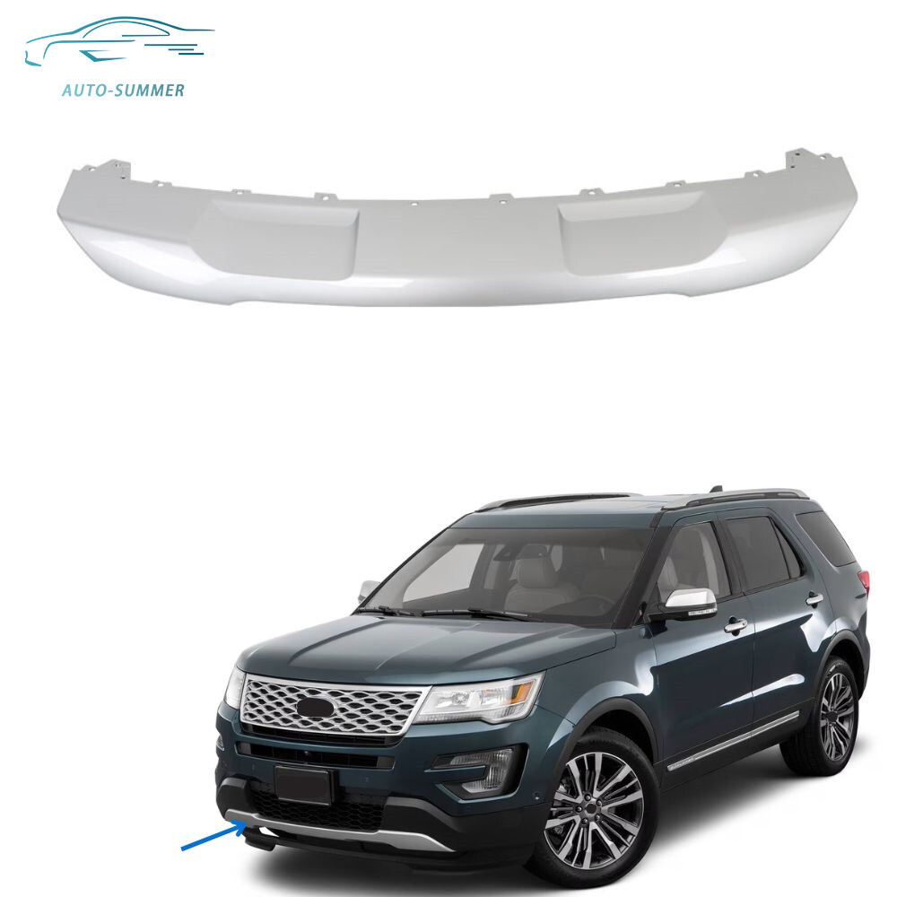 Silver For Ford Explorer 2016 2017 Front Lower Bumper Valance Panel Skid Plate