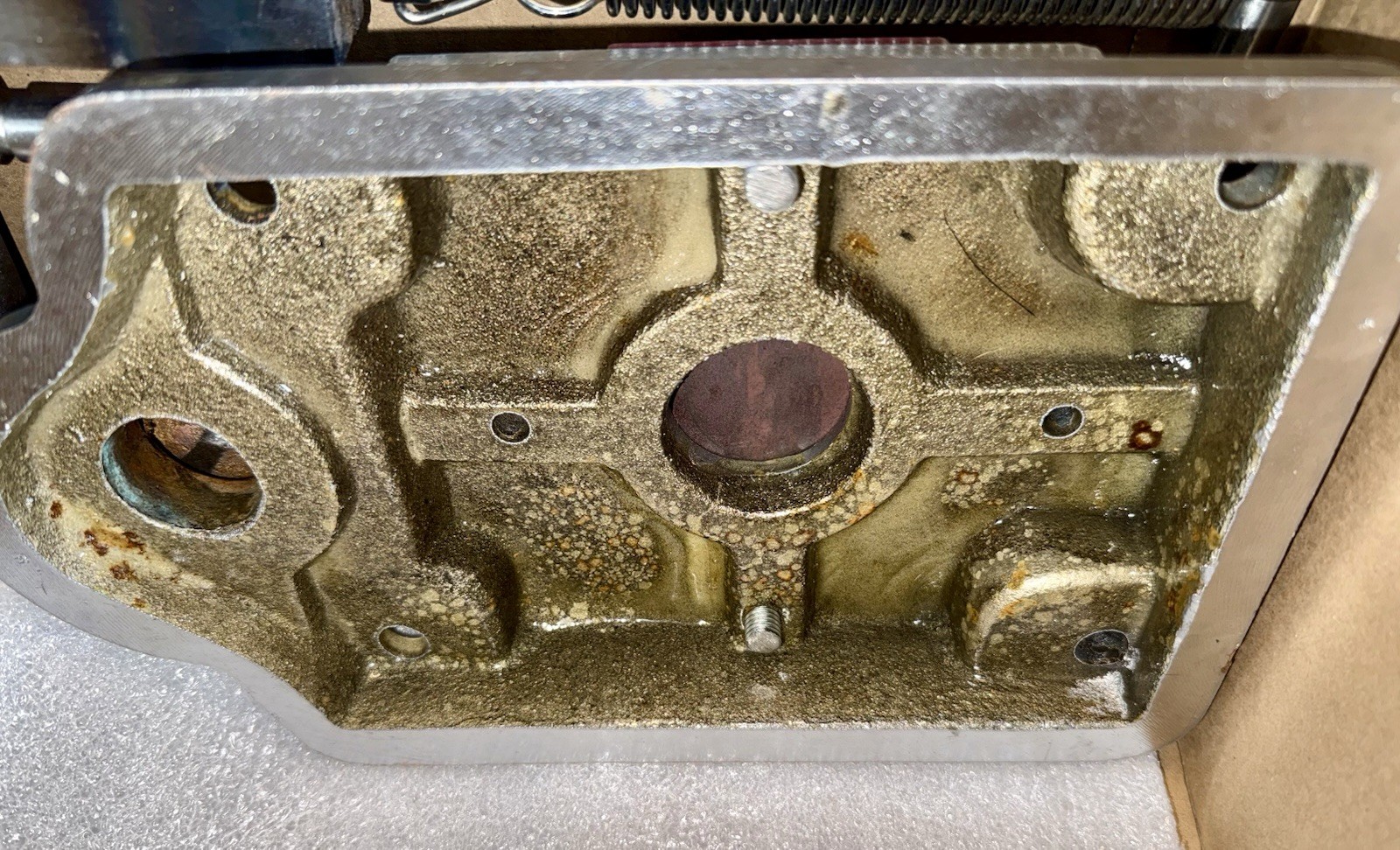 Solid Stainless Steel Arbor Press w Retract Spring