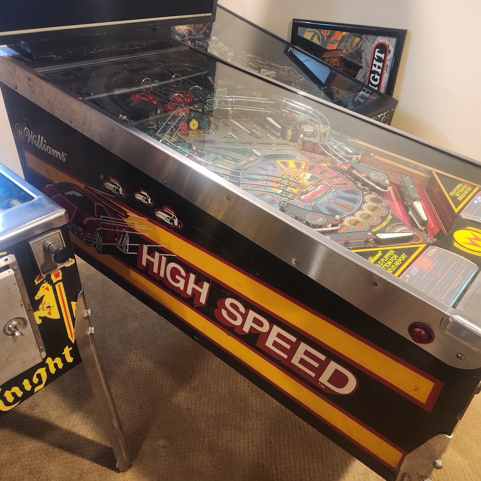 HIGH SPEED Pinball Machine - Williams 1986