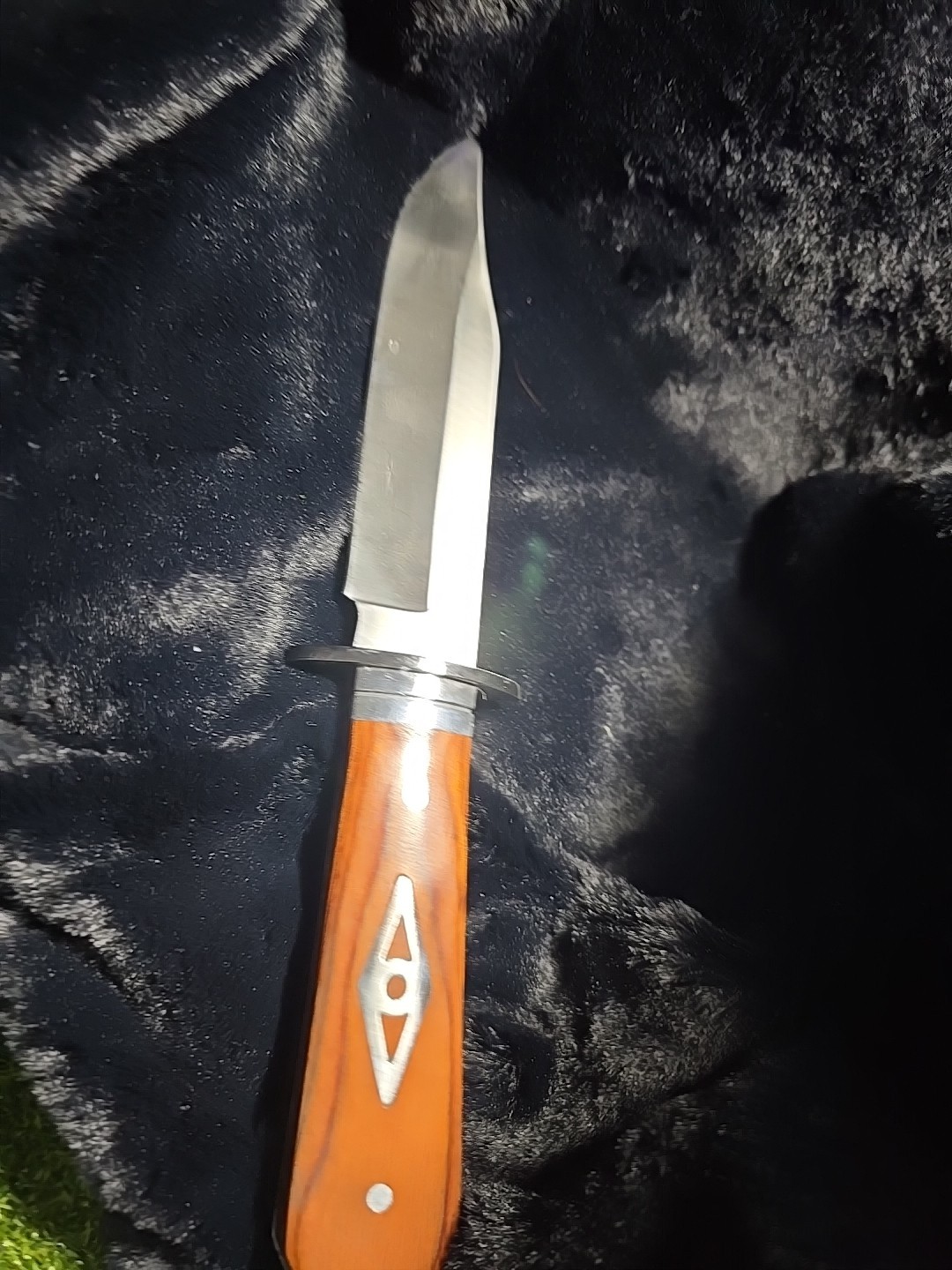 Elk Ridge 6.5 Inch Fixed Blade Knife with Sheath Er-509 Forged Stainless