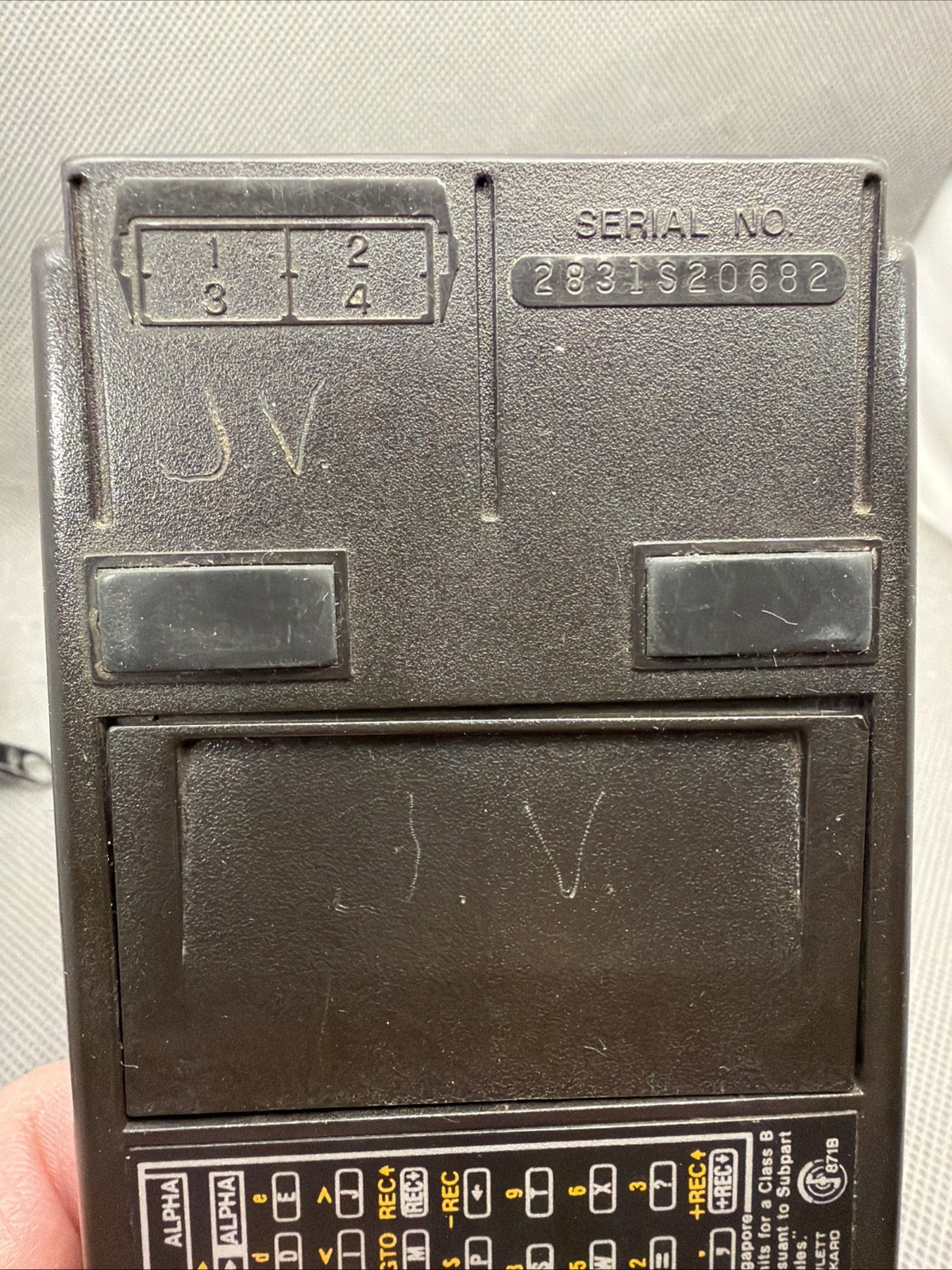 HP-41CX Calculator, Half Nut Version, with Case, Good Condition, SN 20682