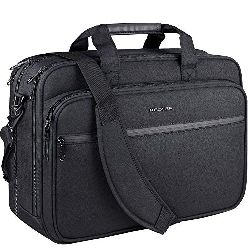 Laptop Bag Premium Laptop Briefcase Fits Up to 17.3 Inch Laptop Expandable