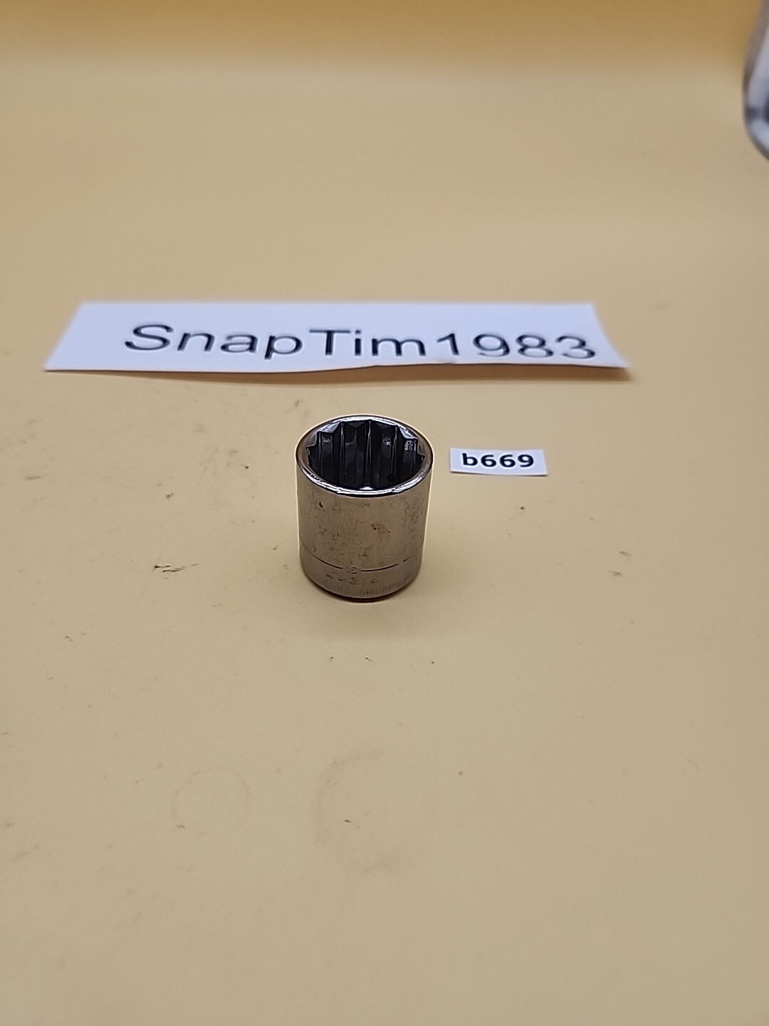 Craftsman Tools G1- 44314 21mm 3/8" Drive 12pt Socket USA