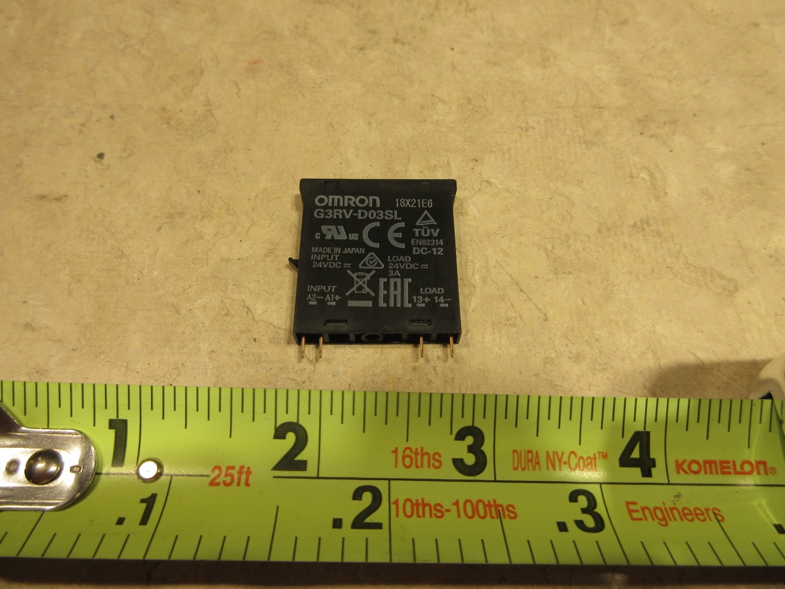 OMRON G3RV-D03SL, SOLID STATE RELAY, AB0317