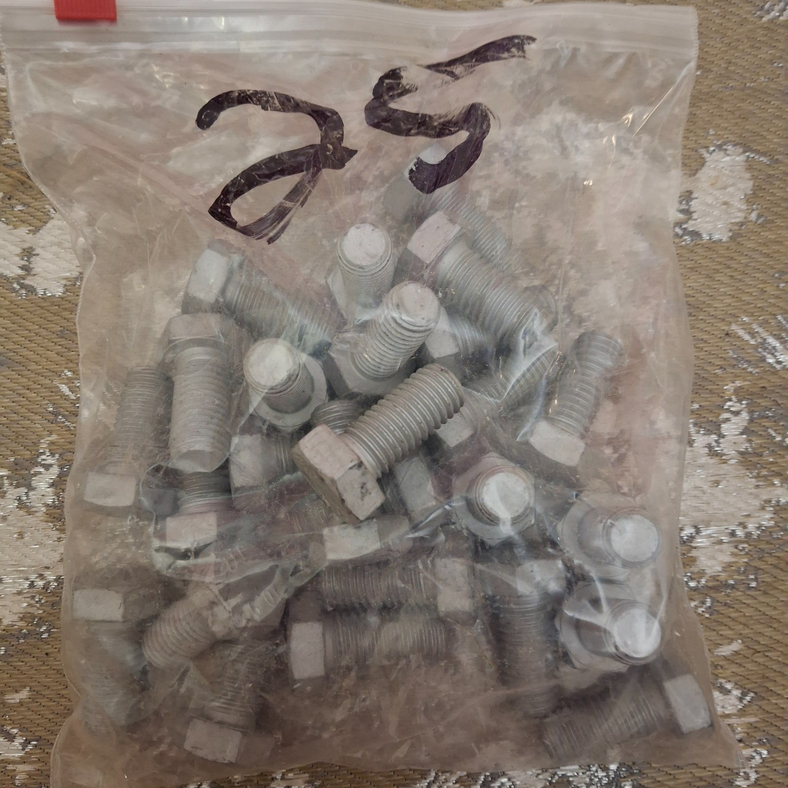 JH Bolts 22mm x 40mm 25-Pack M22 Class 10.9 JH Hex Cap Bolt Screw Mil-Surplus