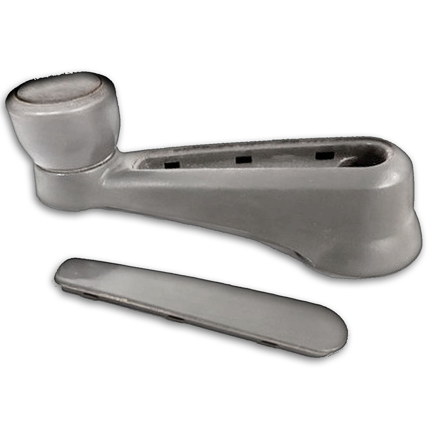 WINDOW CRANK HANDLE GRAY - FITS KENWORTH T660 T800 W900 (SPLINE DRIVE)