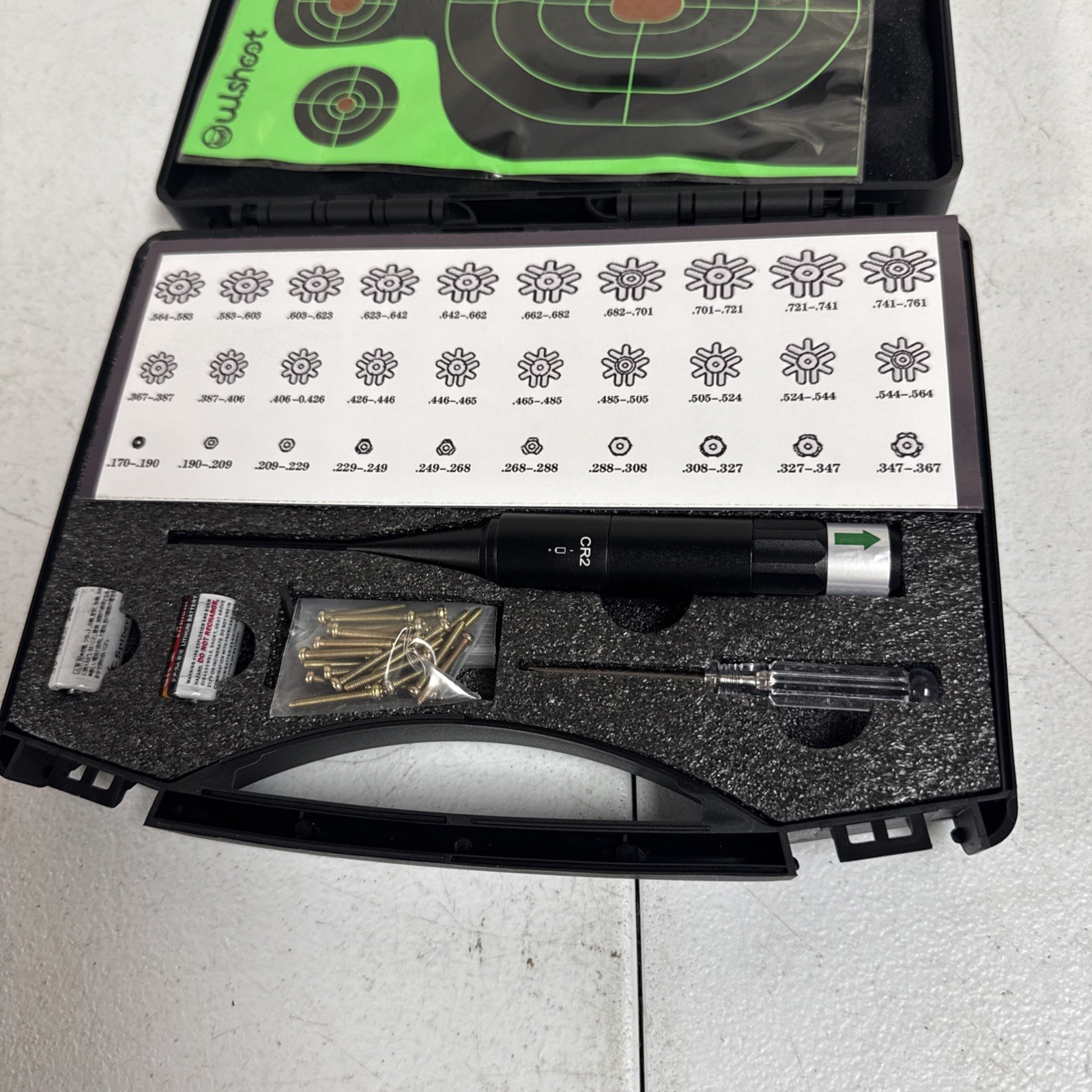 Owlshoot Laser Bore Sighter Kit Pro Version .17~12GA