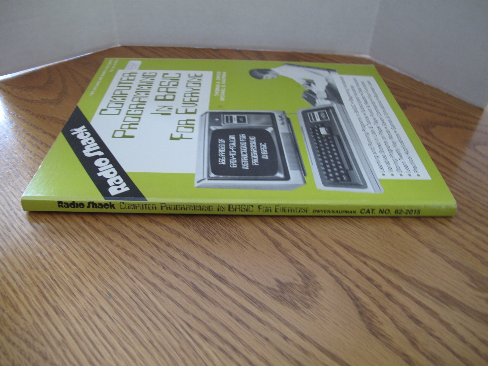 Vintage Radio Shack Computer Programming Book Basic 1977