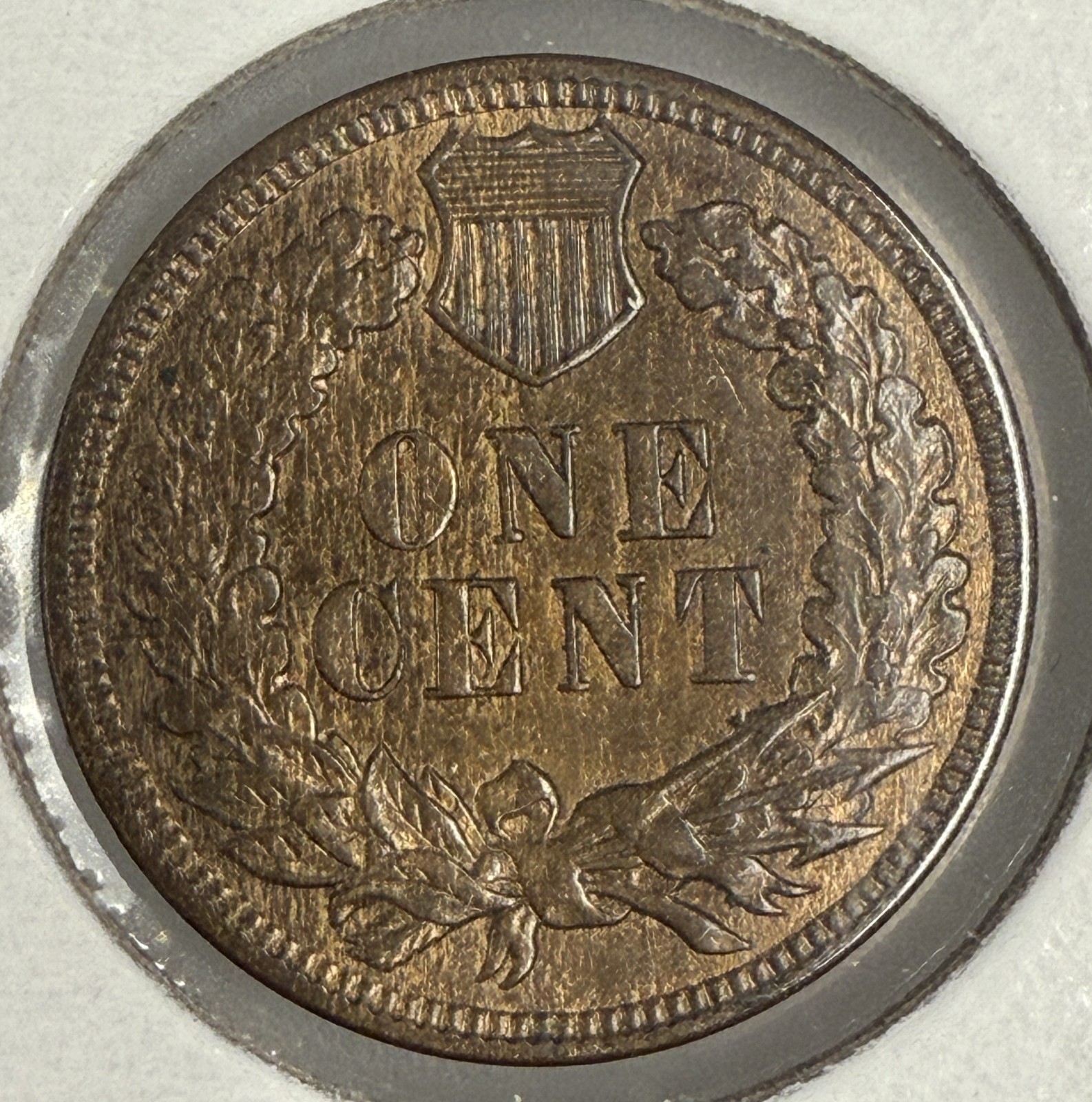 1909 Indian Head Cent, Mint State, BN problem free coin (10319)