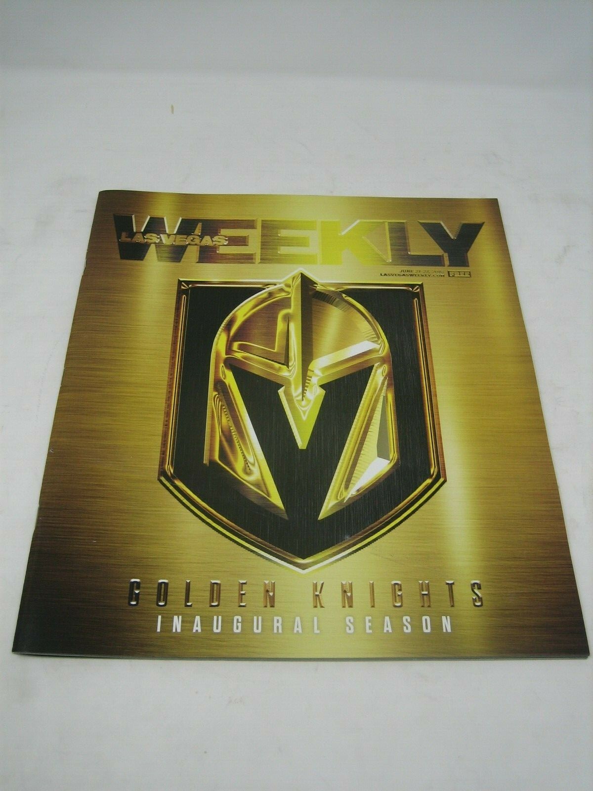 LAS VEGAS WEEKLY MAGAZINE GOLDEN KNIGHTS INAUGURAL SEASON JUNE 21-27 2018 ISSUE