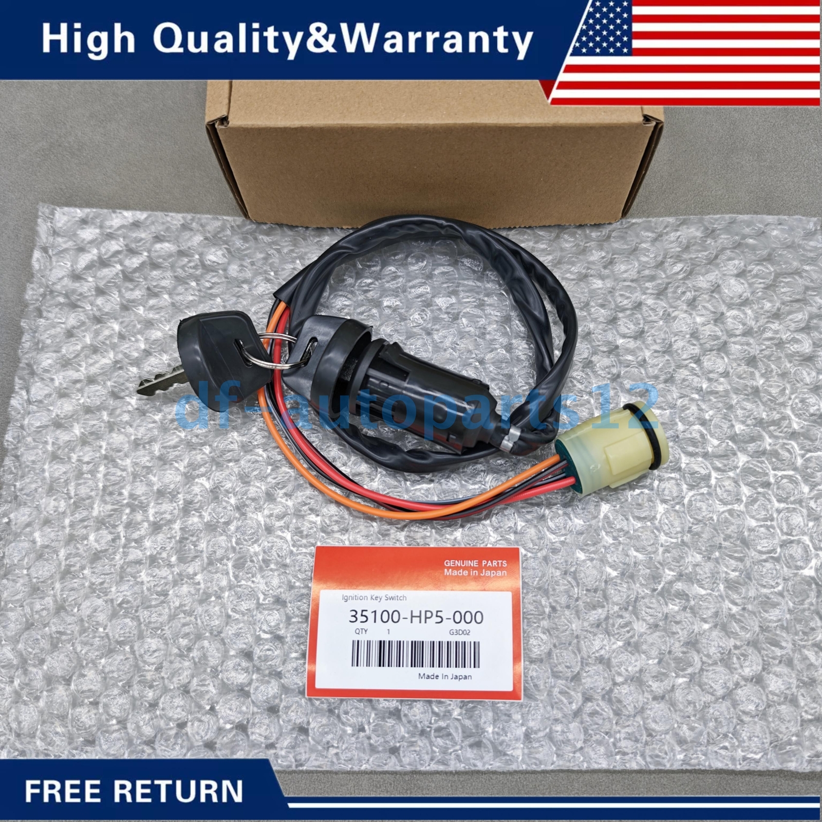 1PCS New Ignition Key Switch For Honda Rancher 420 TRX420FE1 TRX420FM1/M2 15-24