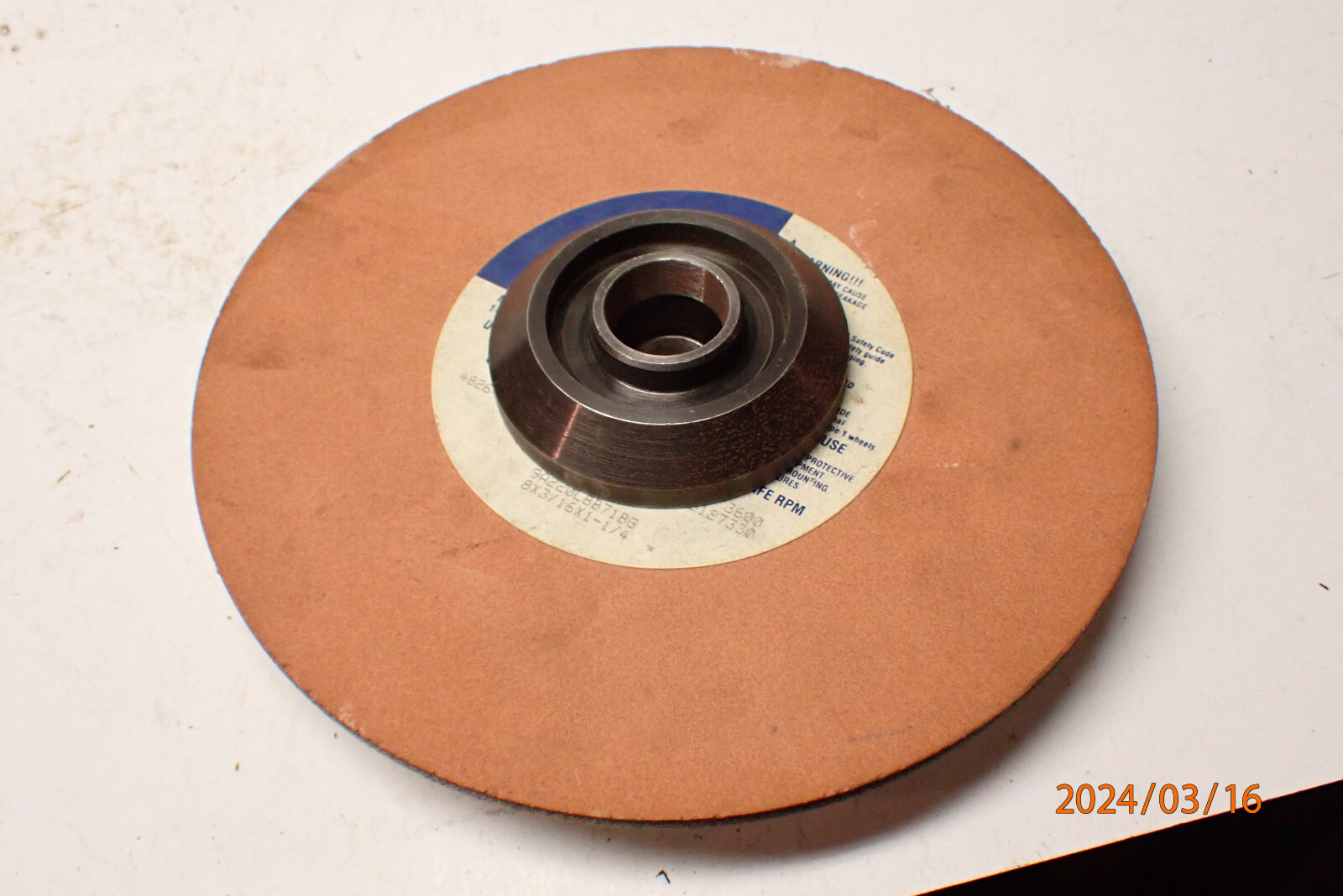 LOT WB: SURFACE TOOL CUTTER GRINDER L.H. ARBOR WITH GRINDING WHEEL