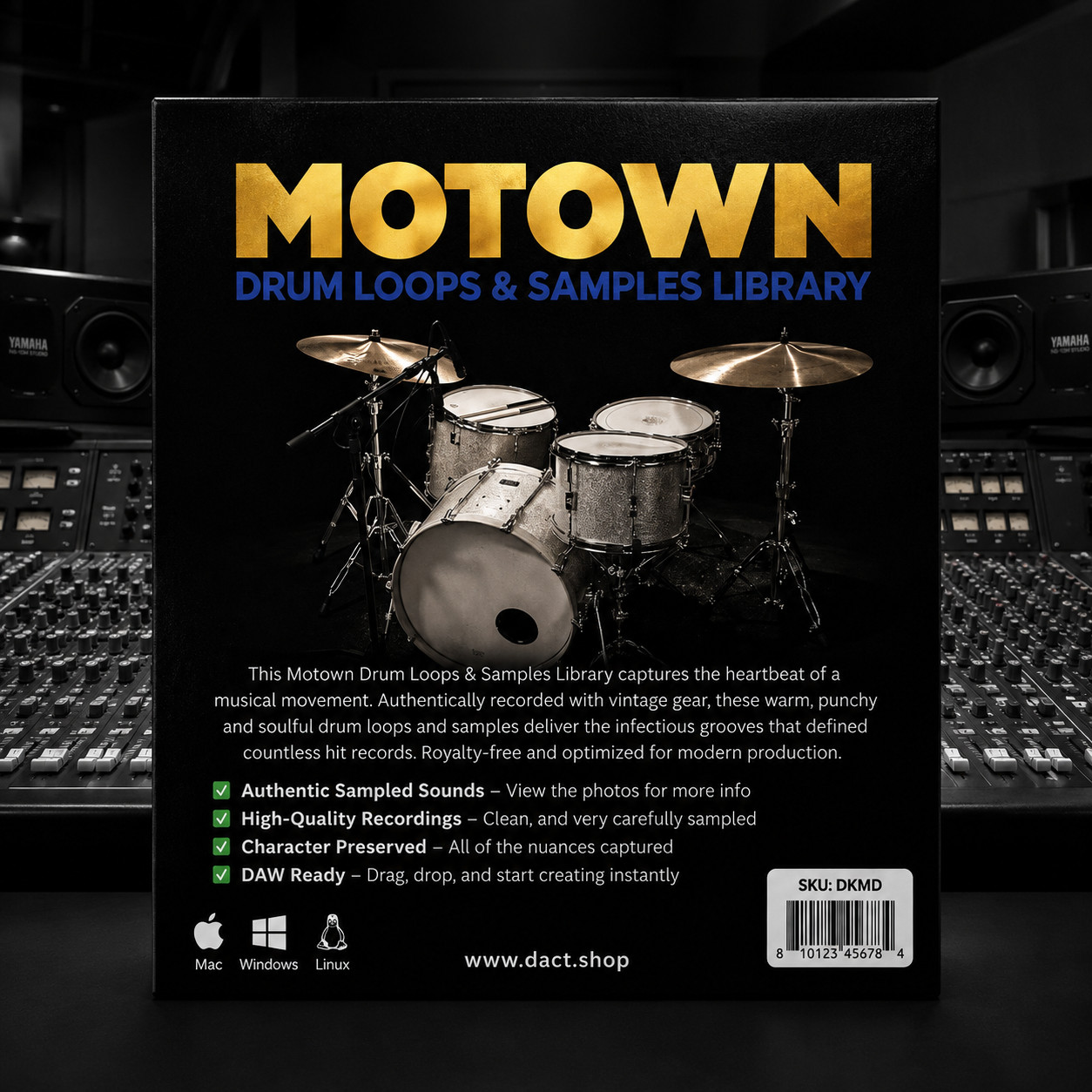 Motown Drum Loops & Samples Library