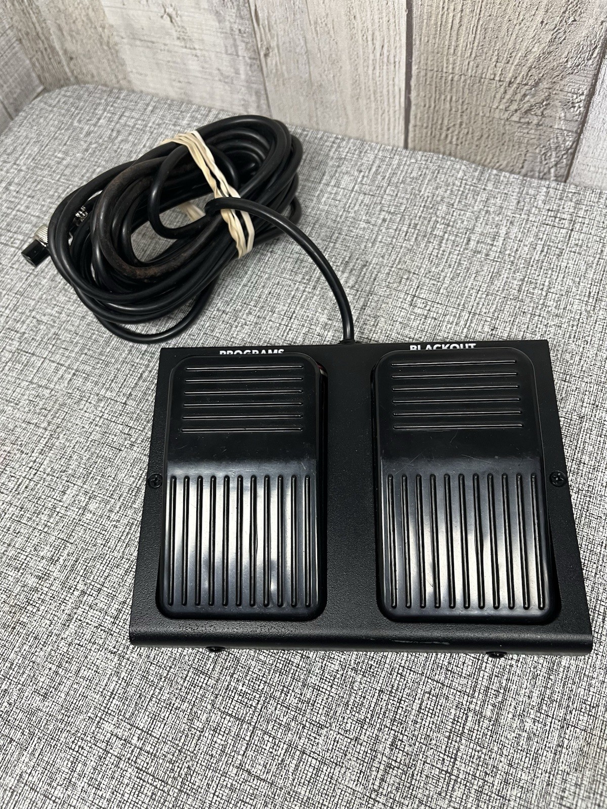 2 BAR FLEX T FOOT SWITCH DJ PEDAL PROGRAMS BLACKOUT