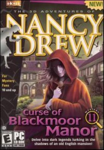Nancy Drew: Curse of Blackmoor Manor PC CD mansion witch haunting mystery game!