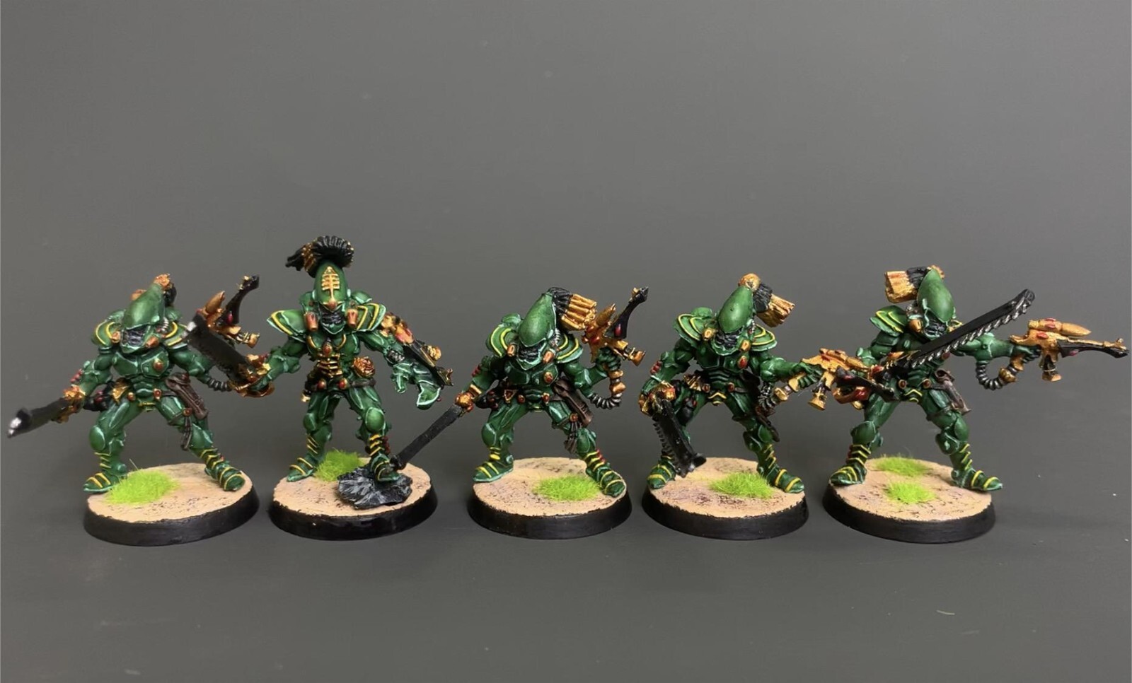 Warhammer 40K Striking Scorpions Xenos Armies Craftworlos Presale Painted model