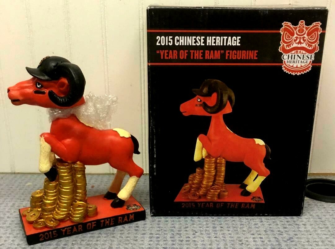 San Francisco Giants Bobblehead Chinese Heritage YEAR OF THE RAM 2015