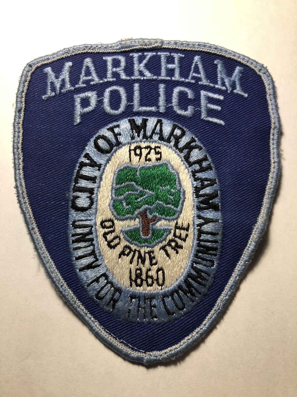 Markham Illinois Police Patch