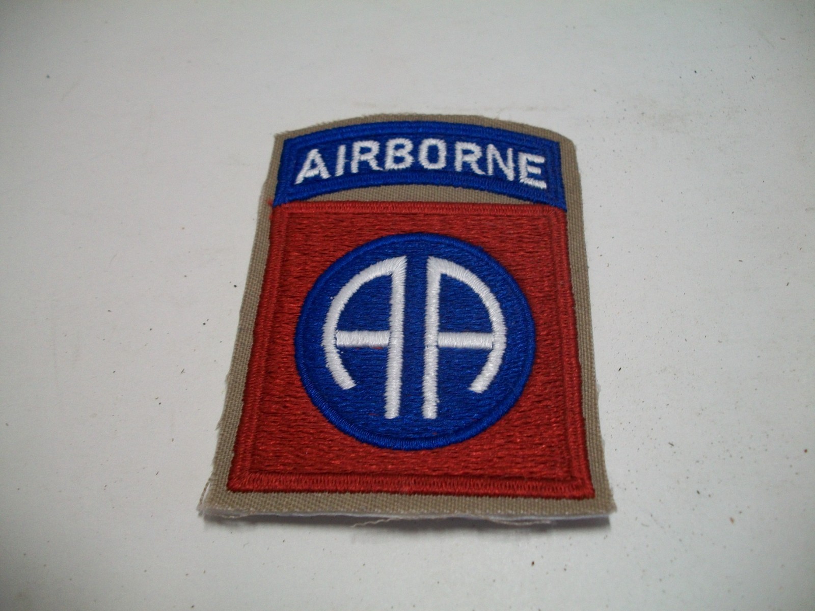 82nd Airborne with Tab Color Patch 3.5" long