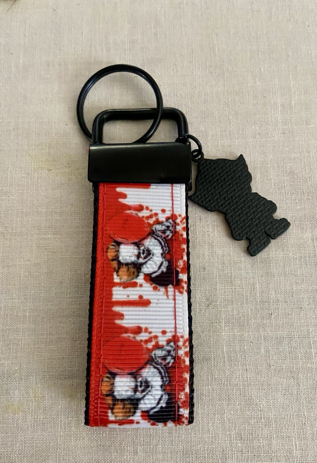Pennywise 4” Key Fob With Charm Attached