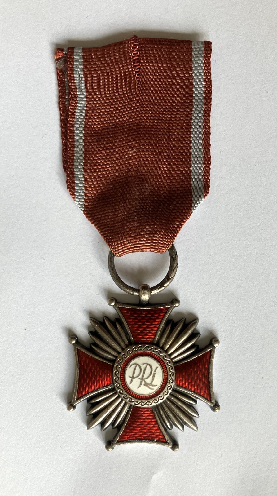 Poland, Polish Cross of Merit Silver (2nd) Class, 1952-90 Communist version
