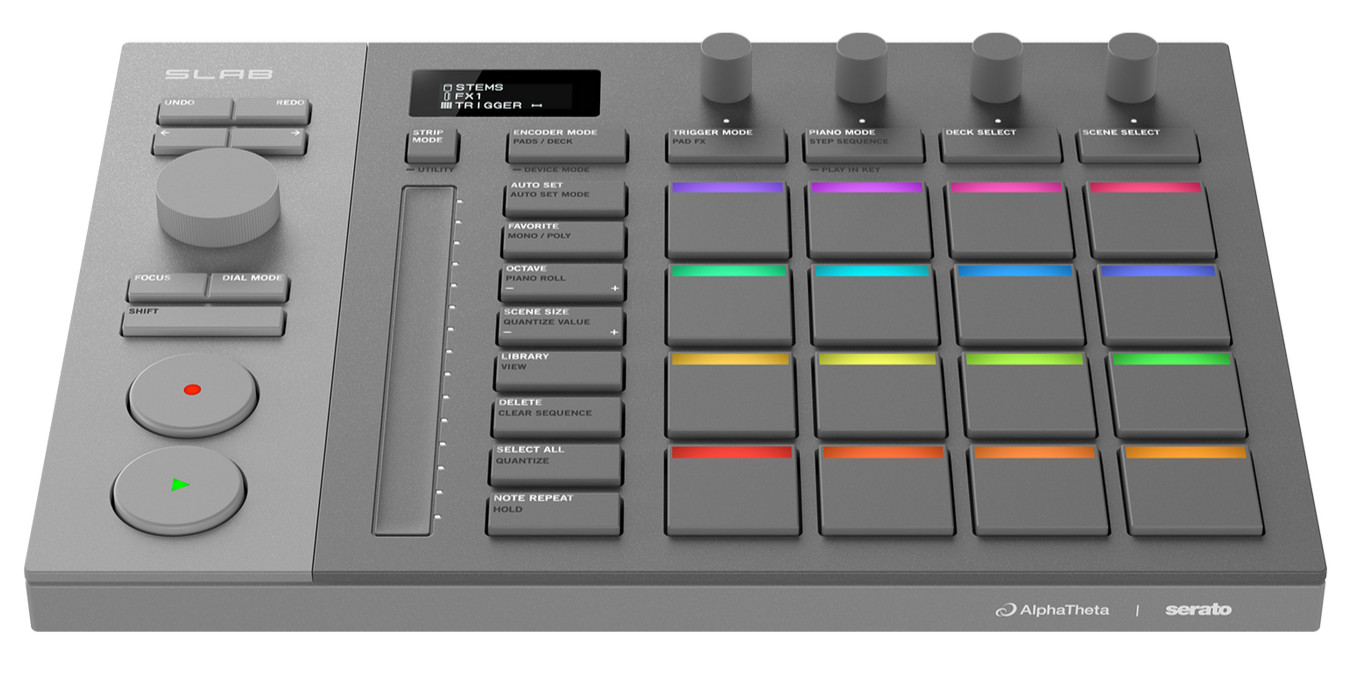 AlphaTheta SLAB MIDI Pad Controller for Serato Studio Music Production