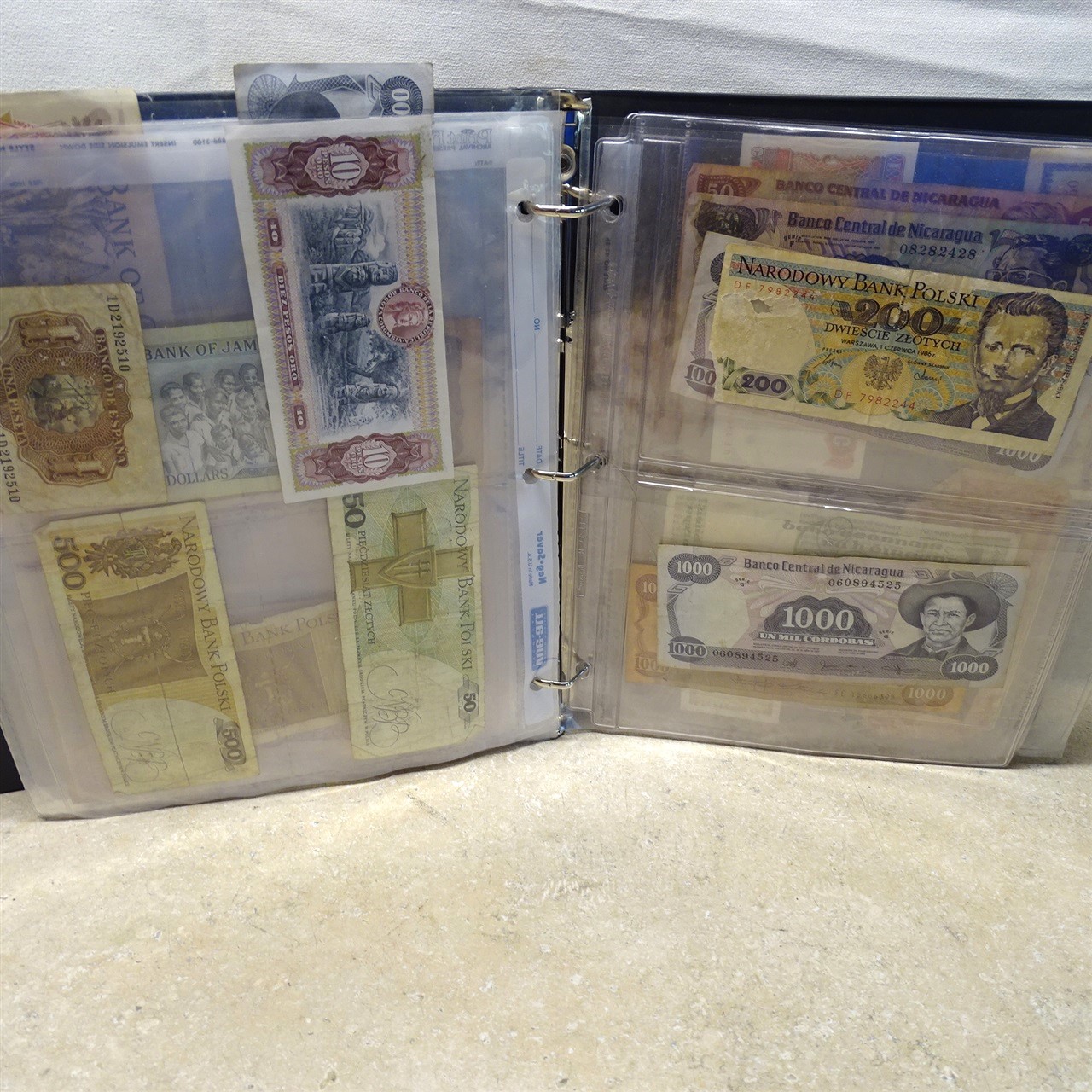 Vintage Assorted Paper Bank Notes Lot, (41) Foreign Notes-Money, See Pics