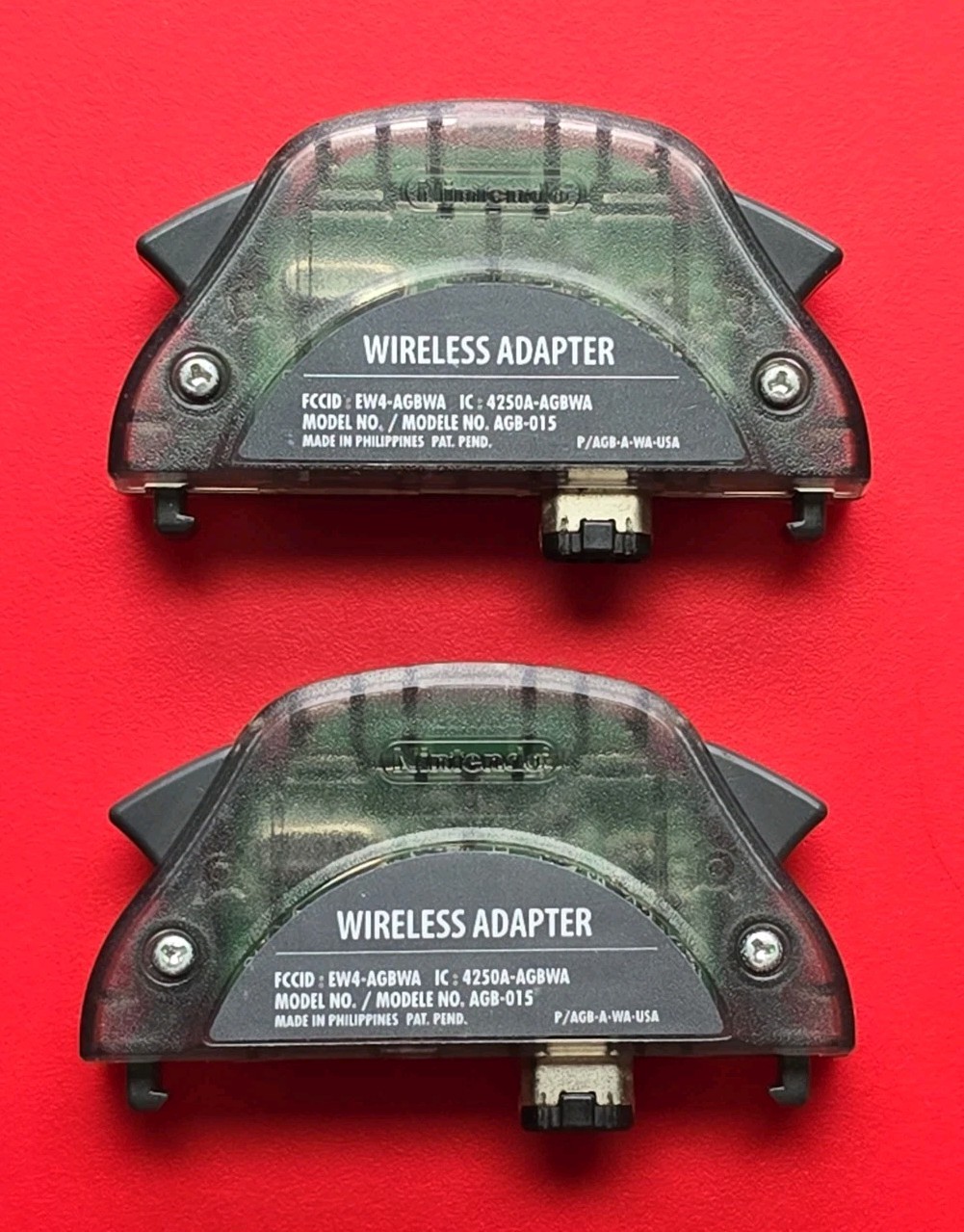 2 Wireless Adapters AGB-015 USA Nintendo Game Boy Advance Tested Works Pokemon