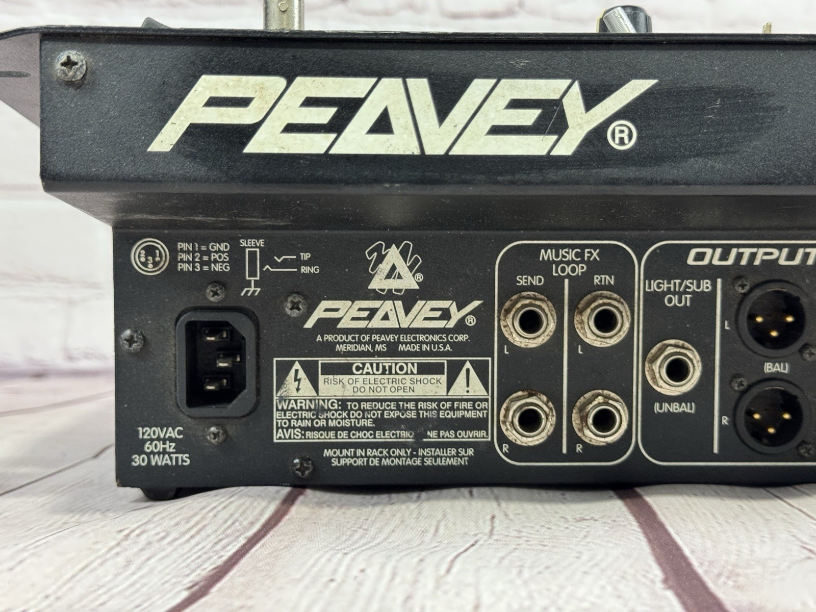 Peavey Club Mix DJ mixer
