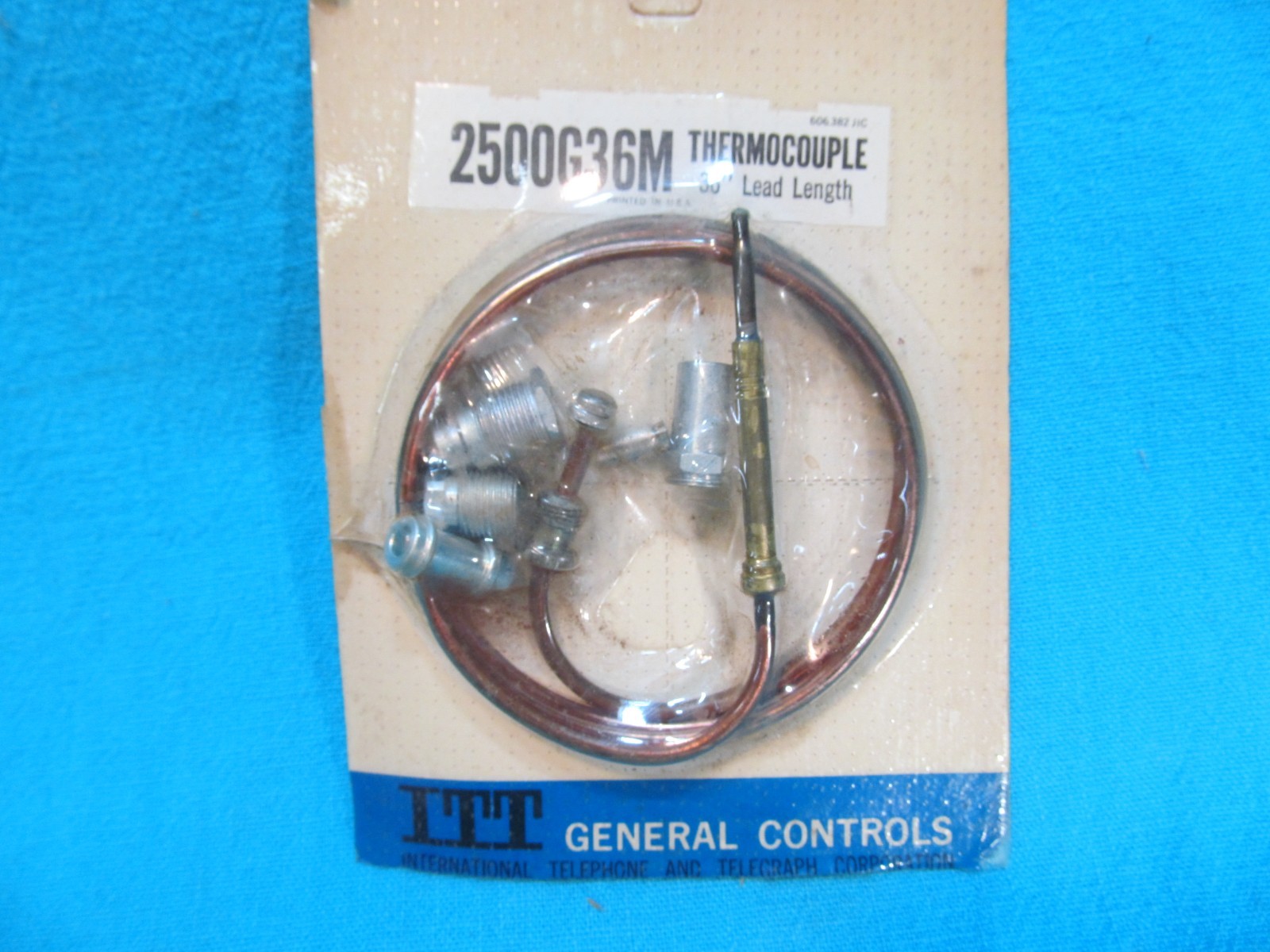NEW ITT GENERALCONTROLS 2500G36M THERMOCOUPLE