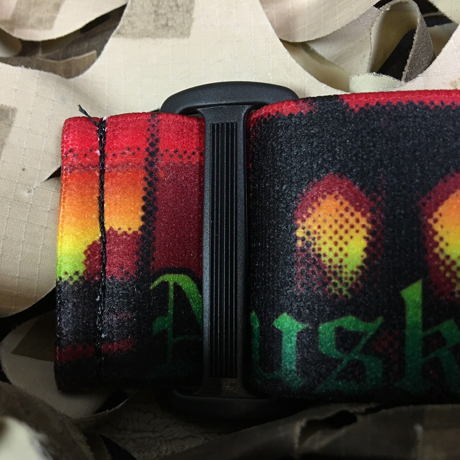 NEW KM Paintball Universal Mask Goggle Strap - 09 Rasta Brooklyn