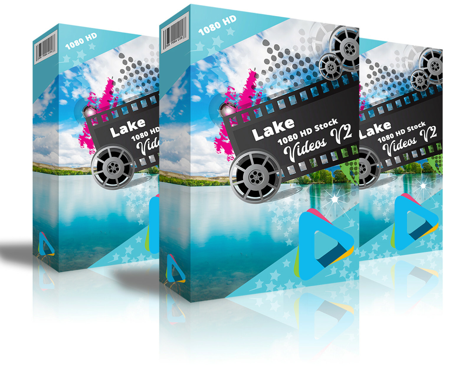 HD (1080) Royalty Free Stock Footage Videos "Lake " on DvD-Rom