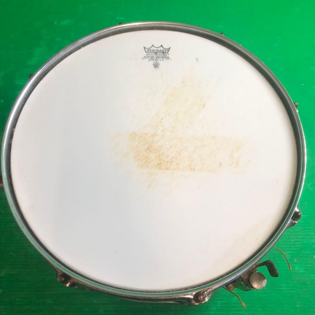 Remo Weatherking Coated Emperor Snare Drum Skull Design Used