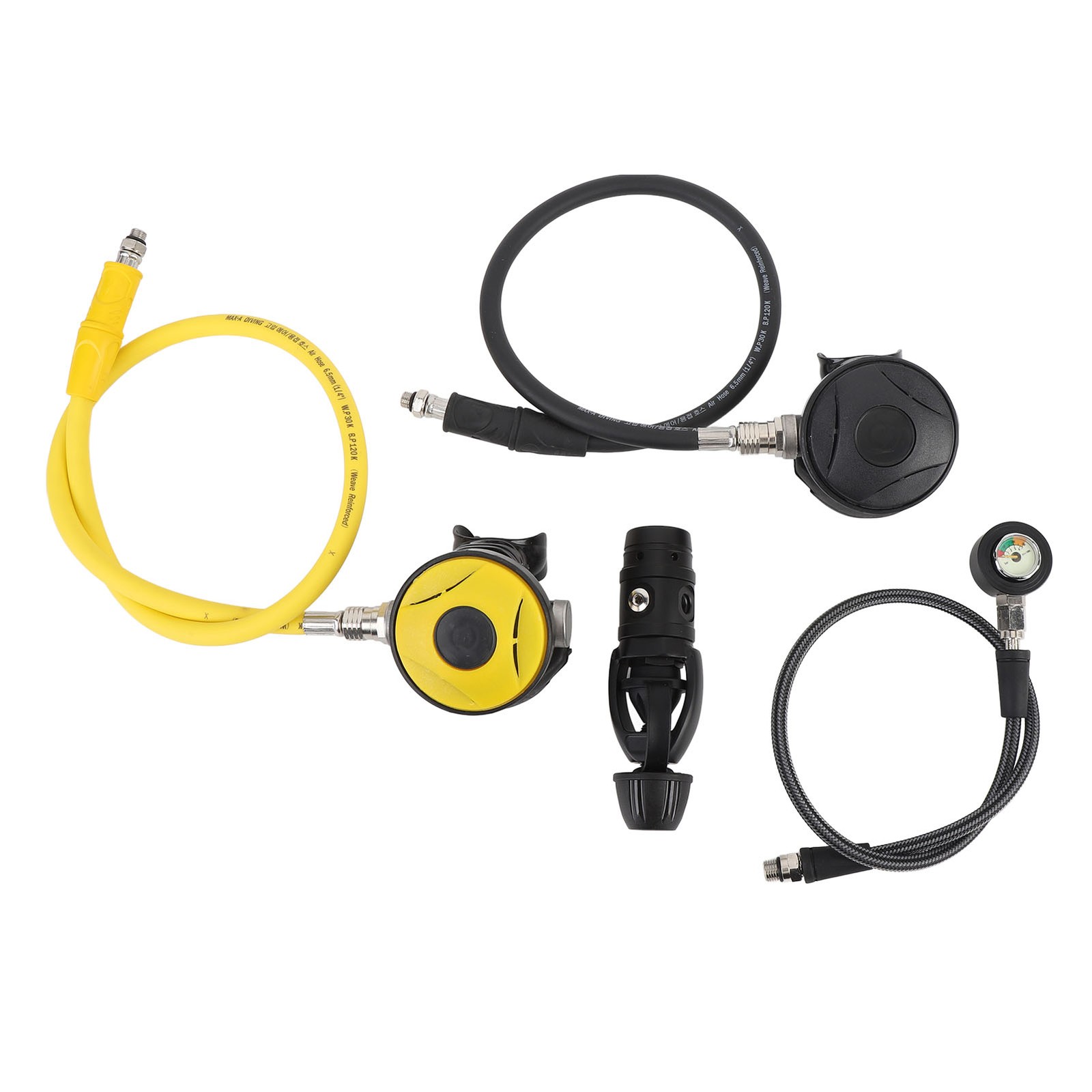 Aluminum Diving Regulator Set With Enhanced Stability For Underwater Breath DPFM