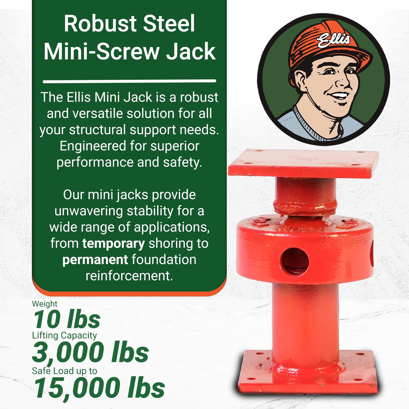 Manufacturing Adjustable Mini Screw Jack Post – House Jack for Foundation, Fl...