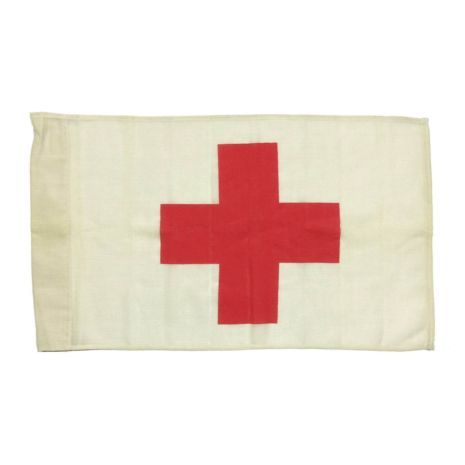 Small Vintage Military Ambulance Flag Red Cross Medic First Aid Army Surplus USA