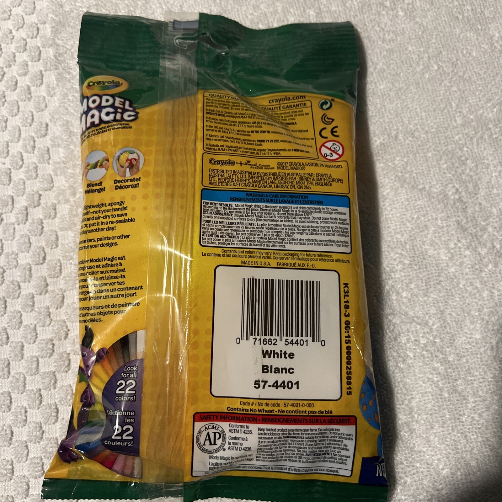 Crayola Model Magic White 4 oz. Package Brand New Never Opened