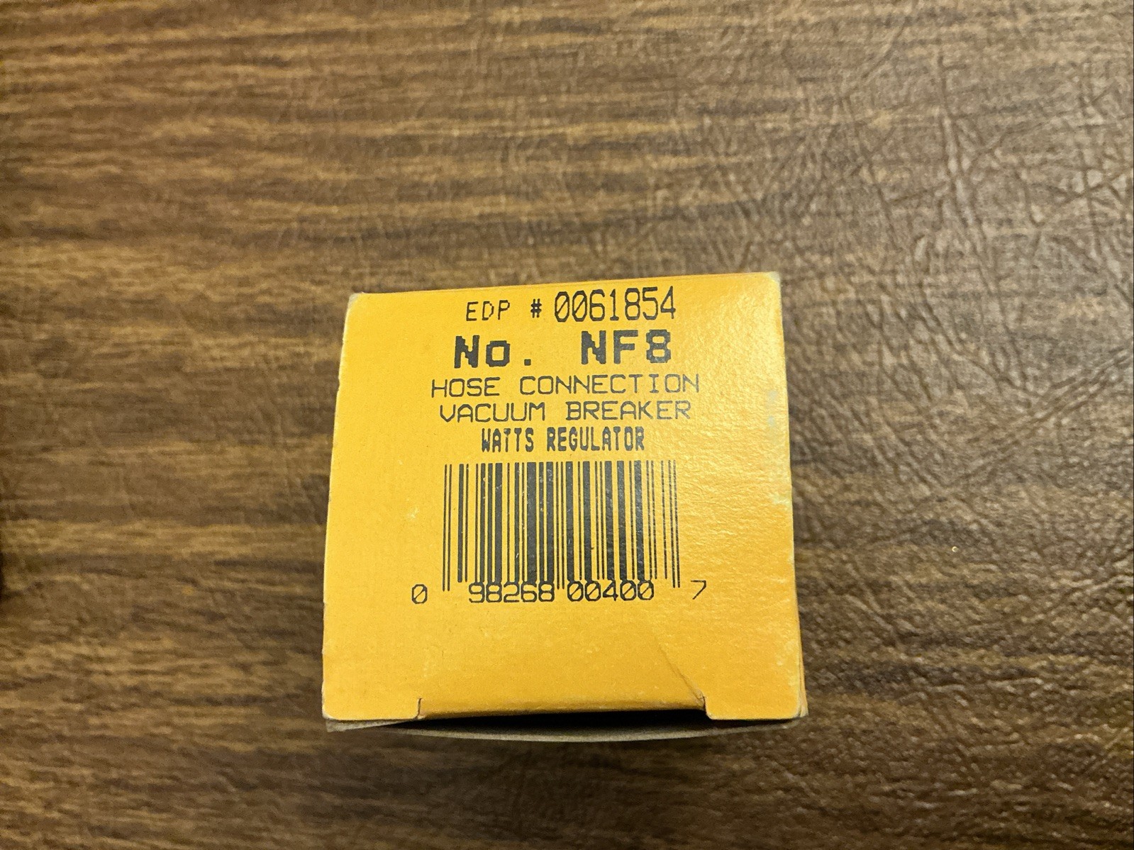 WATTS 0061854 MODEL NF8 3/4" HOSE CONNECTION VACUUM BREAKER BRAND NEW IN BOX