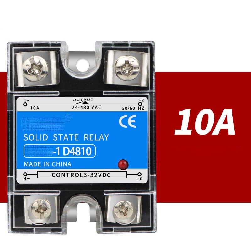 BERM-1 Single Phase 10A-100A Solid State Relays Module DC 3V-32V to AC 24V-480V