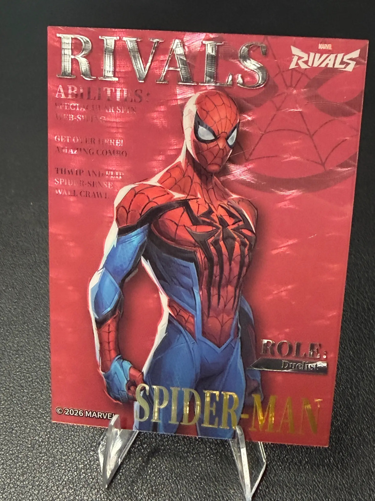 2026 Cardfun Marvel Rivals Eternal Glory Spider-Man Z-Parallel #MR-Z-01