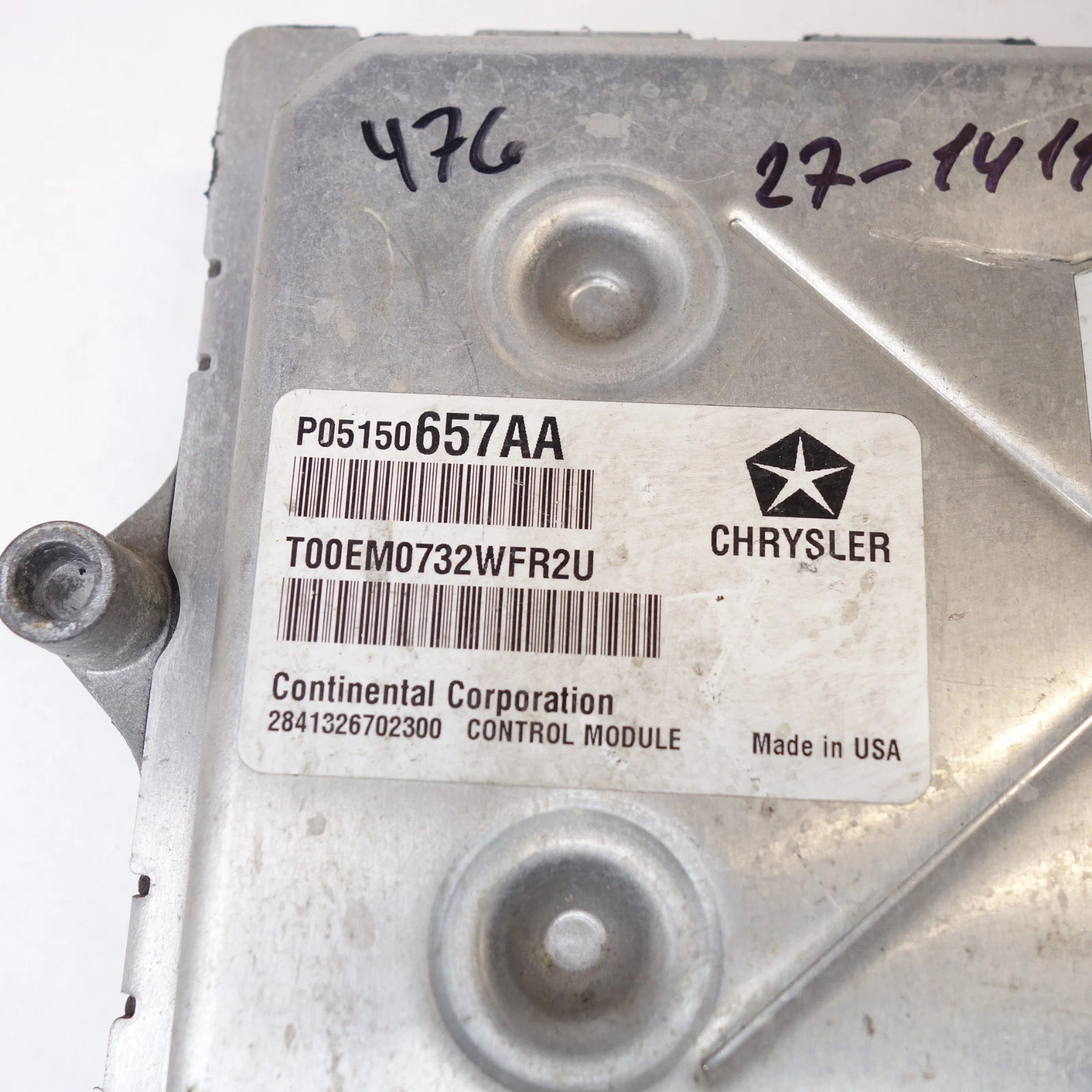P68068449AD 2012 Avenger 3.6L Engine computer ECM Plug N GO P05150657AA