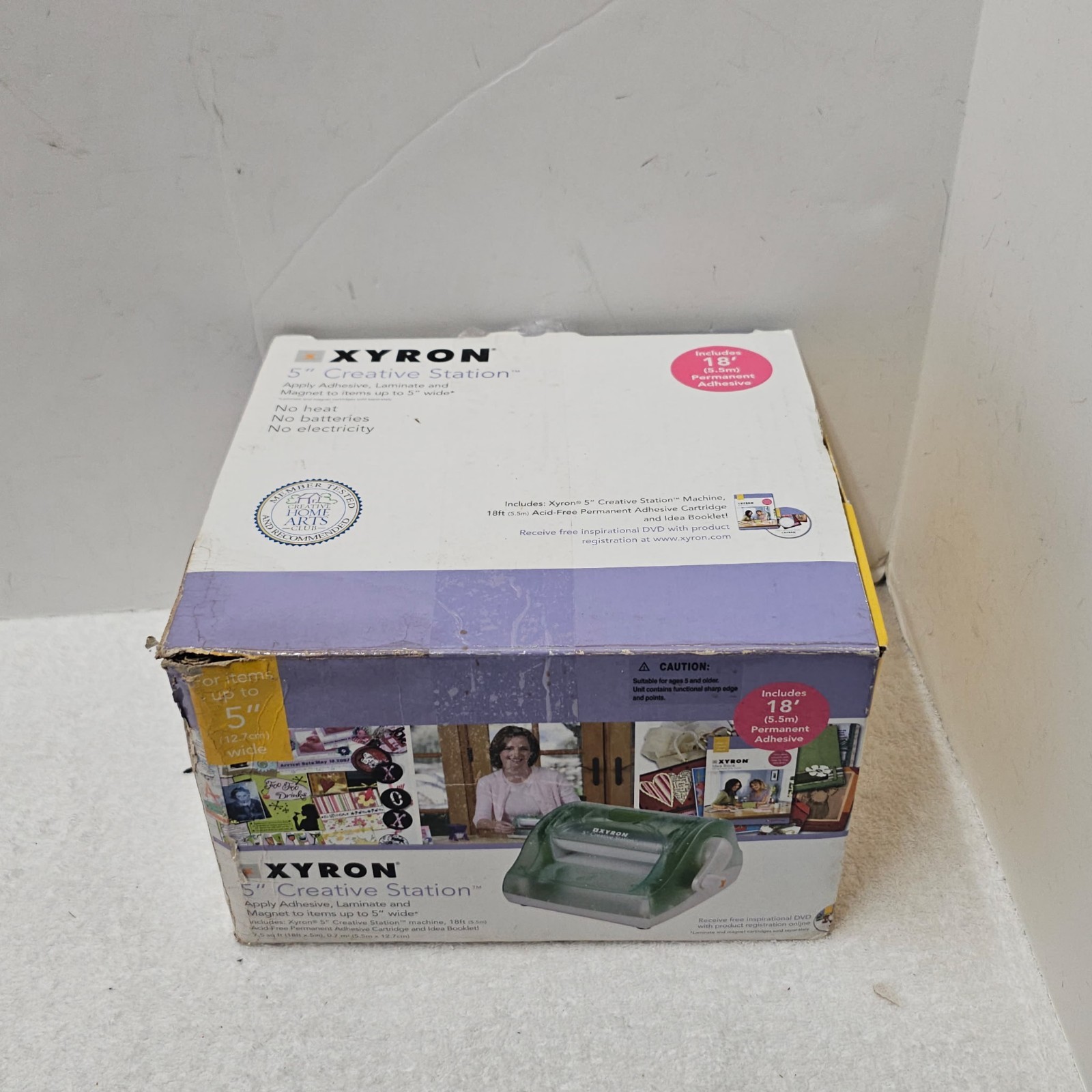 Xyron 5" Creative Station Machine – Original Box & Paperwork