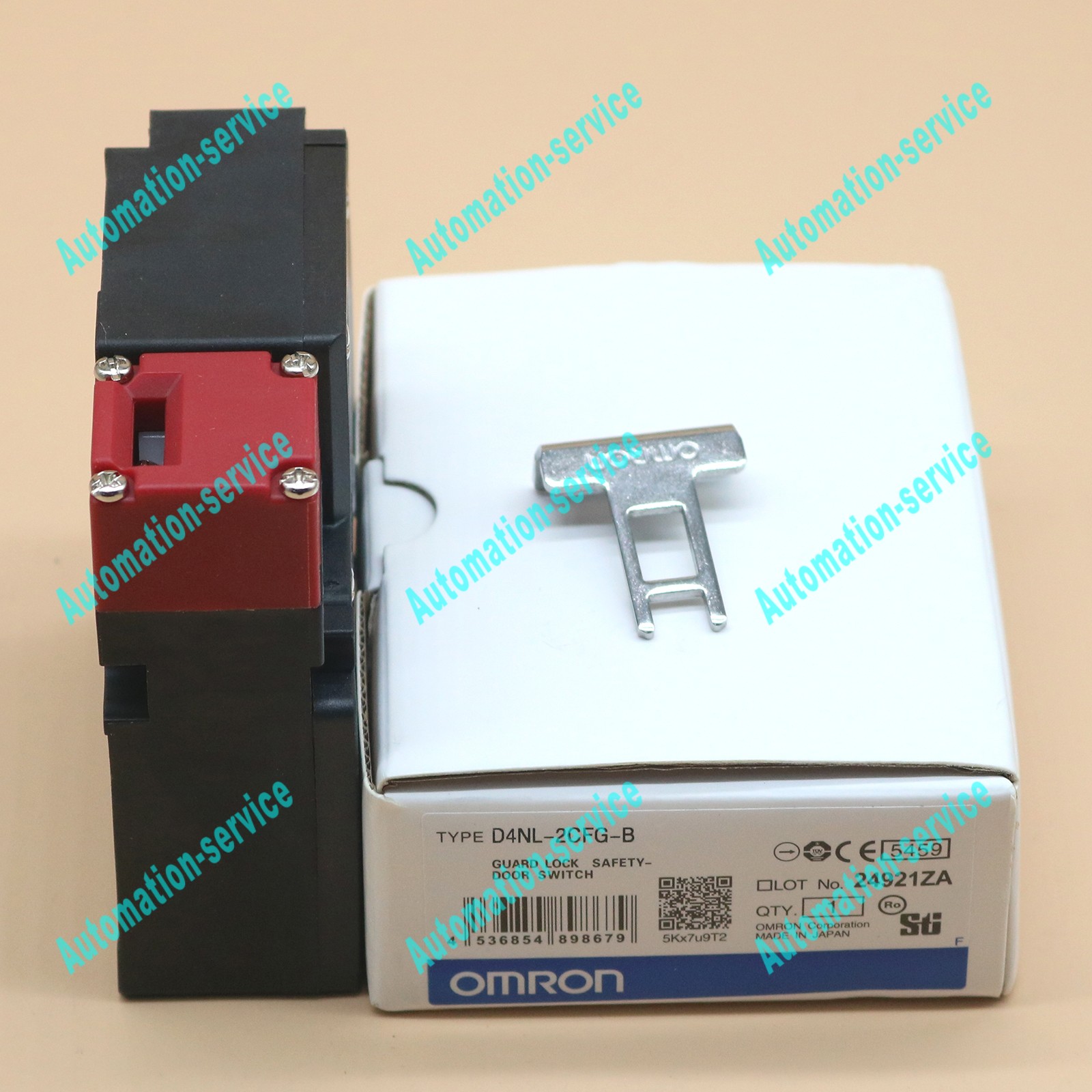 New OMRON Guard Lock Safety Door Switch D4NL-2CFG-B FREE SHIPPING