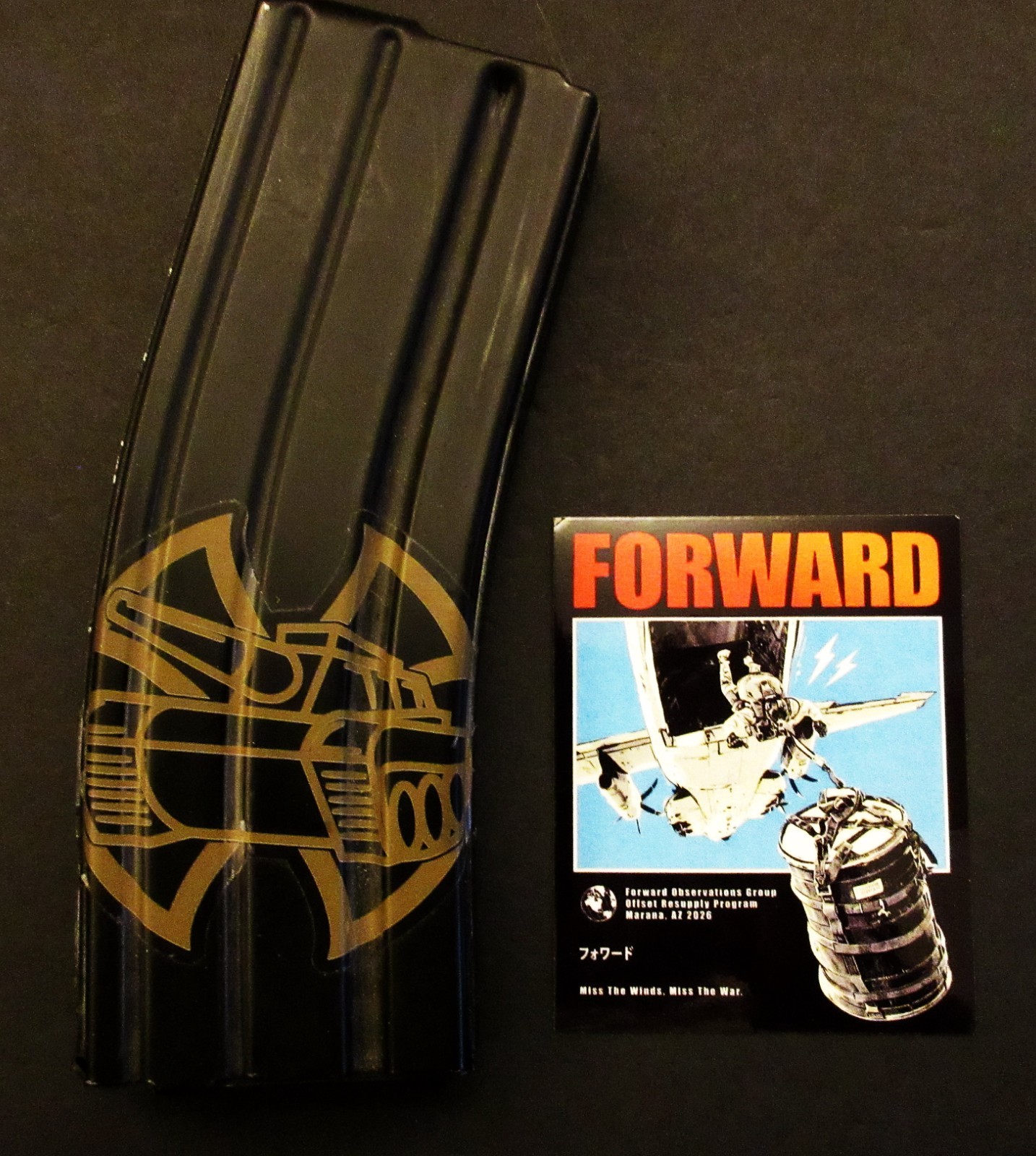 FORWARD OBSERVATIONS GROUP FOG BARREL BOYZ STICKER SLAP