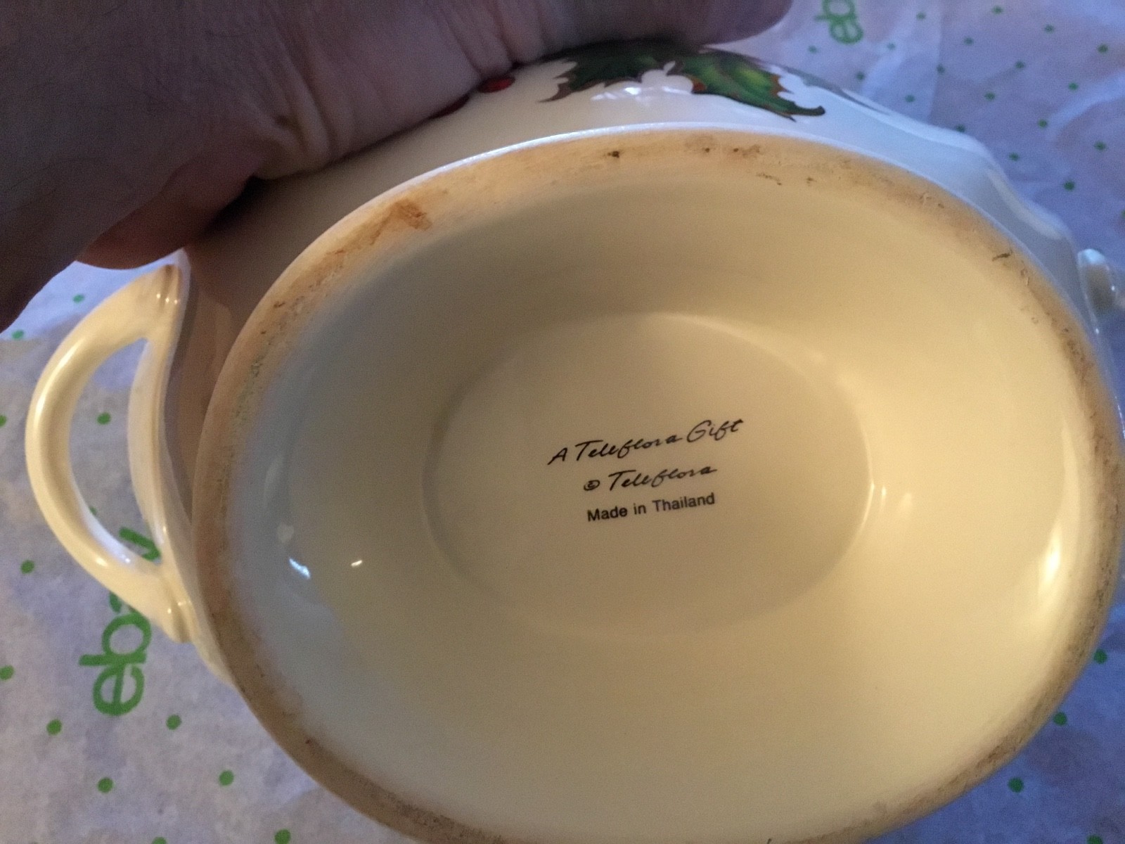 ceramic holiday planter