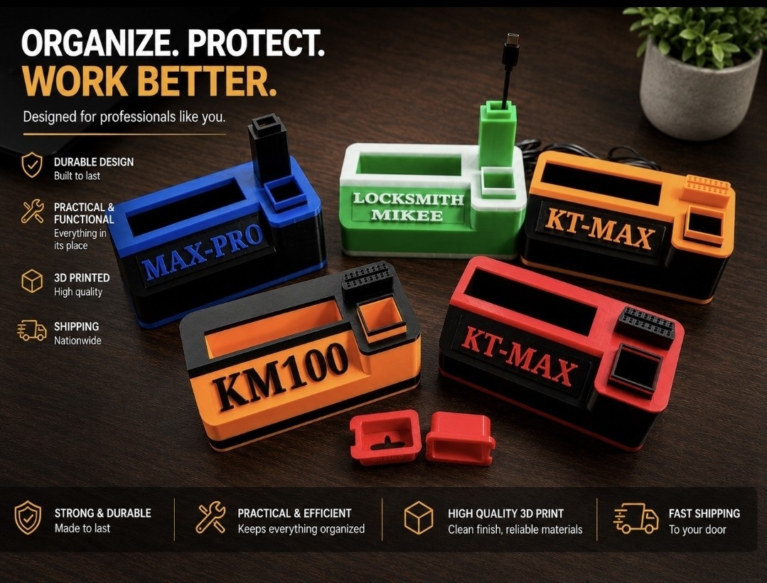 KM100 & MAX & MAX PRO & VVDI MINI & XTOOL PAD & IM 508 CUSTOM CHARGING STATION
